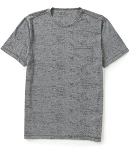 $89.50 NEW John Varvatos Burnout Crewneck T-Shirt in Gray Heather Size Small - Picture 1 of 7