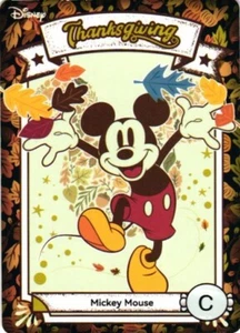2024 Kakawow Disney Festivals JOY #HLDJBWE-36 Base 1 C Thanksgiving Mickey Mouse - Picture 1 of 2