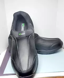 SR Max Charlotte Mujer Negro Sin Deslizantes Punta Suave Zapatos de Trabajo Cuero - Imagen 1 de 11