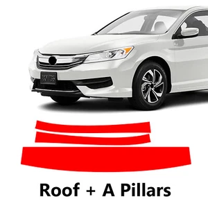 Roof+A Pillars PreCut Paint Protection Film For HONDA ACCORD EX 2016-2017 - Picture 1 of 6