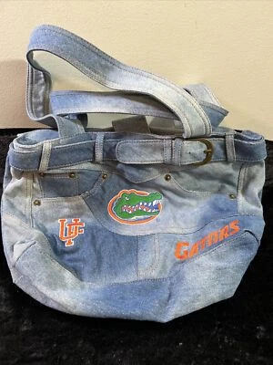 Cartera Jeans University of FLORIDA GATORS Denim Spirit - 5 Bolsillos con Cremallera - Nueva sin Etiquetas Foto 1 de 4