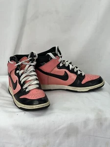 Nike Dunk 2009 Womens Size 10 Pink Black Leather Upper 318676-801 Deadstock - Picture 1 of 5