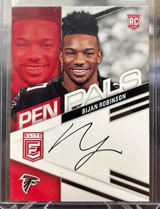 2023 Panini Donruss Elite Pen Pals Bijan Robinson - Picture 1 of 2