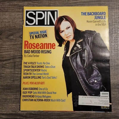 Spin Magazine Roseanne Bad Mood Rising May 1996 Special Edition TV Nation - Image 1 of 2