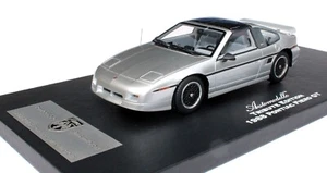 Automodello ONE24 1988 Pontiac Fiero GT T-Top Panel 1:24 Silver COA Final Stock - Picture 1 of 6