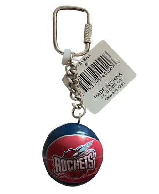 Vintage 90s Houston Rockets Basketball  Lil' Brat Key Chain - Image 1 of 2
