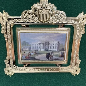 1997 The White House Historical Association Christmas Ornament + Box/Papers - Picture 1 of 5