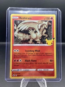 Pokémon TCG - Celebrations - RESHIRAM HOLO 002/025 CLASSIC COLLECTION MINT - Picture 1 of 3