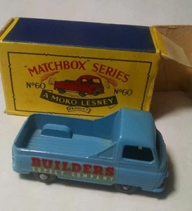 Matchbox Regular Wheel 60 Morris Pickup BPW White Decal 1958 - Picture 1 of 4