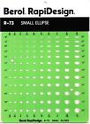 Berol Rapidesign Template - Small Ellipses - R-73
