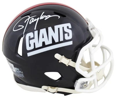 Mini Casco Gigantes Lawrence Taylor Auténtico Firmado 81-99 TB Velocidad BAS Testigo Foto 1 de 2