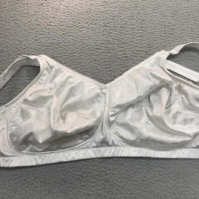 Goddess Bra 40I Full Coverage GD011oWH  Soft Cup Bra Flaw missing Top Hook - Image 1 of 4