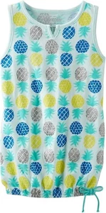 OshKosh B'Gosh Kid Girls' Pineapple Tank Top Size 5-12 - Picture 1 of 1