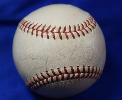 Casey Stengel JSA LOA Autograph National League ONL Signed Baseball - Image 1 of 2