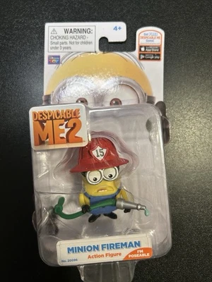 Figura de acción Despicable Me 2 Minion Made Fireman Minion Manguera Nueva en paquete Foto 1 de 3