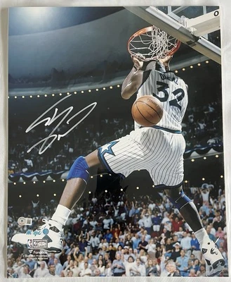 Shaquille O’Neal Signed 16x20 Photo Beckett COA Orlando Magic - Image 1 of 3