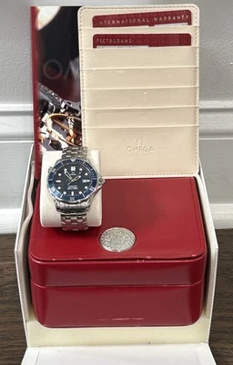 Auténtico Omega Seamaster Professional 825 300 m/1000 pies con caja y papeles - ¡Genial!! Foto 1 de 4
