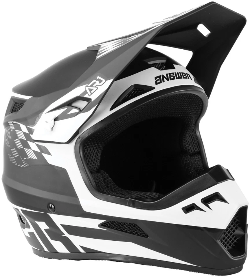 Casco juvenil Answer 442926 AR1 Sweep Lg negro/blanco Foto 1 de 1