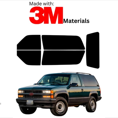 Tinte de ventana precortado para Chevrolet Tahoe 2 puertas 95-99 cerámica estable hecho con 3M Foto 1 de 4