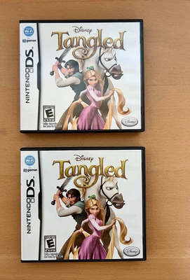 Lot of 2 Disney Tangled Nintendo DS Video Games Complete - Image 1 of 3