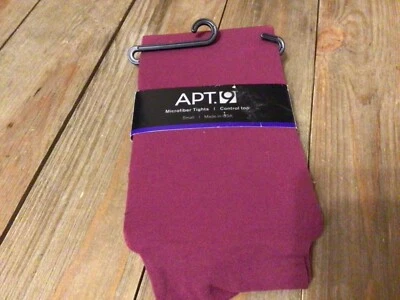 Apt.9~Top de control~Borgoña~Medias de microfibra~Talla pequeña~Nuevas Foto 1 de 3