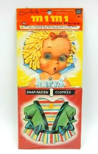 VINTAGE OOO-LA-LA MIMI VON PAREE MAGIC EYES, VORGESCHNITTENE PAPIERPUPPE, LOWE - Bild 1 von 8