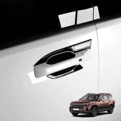 ABS Car Exterior Door Handle Bowl Cover Trim Set For Hyundai Santa Fe 2024 2025 - image 1 of 4