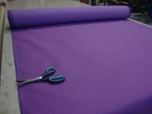 10M NANTUCKET PURPLE DESIGNER CURTAIN UPHOLSTERY FABRIC £1.99/METER - Picture 1 of 8