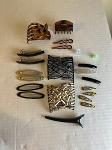 Mix Lot Of Snap Tight Barrettes, Hair Accessories ,clips - Picture 1 of 1