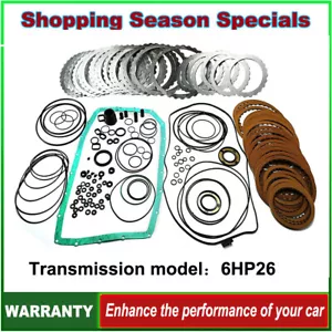 6HP26 Auto Transmission Master Rebuild Kit Overhaul Clutch Plates Fits For BMW - Picture 1 of 8