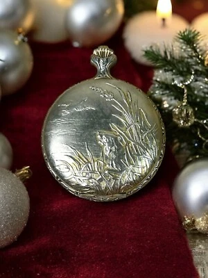 Andre Rivalle 17 Jewels Swiss Made Mechanical Wind Up Pocket Watch - Image 1 of 4