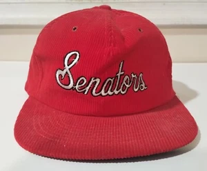 Vintage Corduroy Harrisburg Senators Snapback Script - Picture 1 of 7