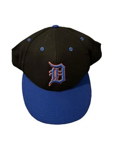 Detroit Tigers Vintage Cap Navy Royal size 7 5/8 Fitted - Picture 1 of 7