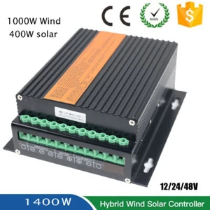 1000W Windkraft 400W PhotovoltaikMPPT Boost Hybrid Laderegler  12V 24V 48V 30A - Bild 1 von 12