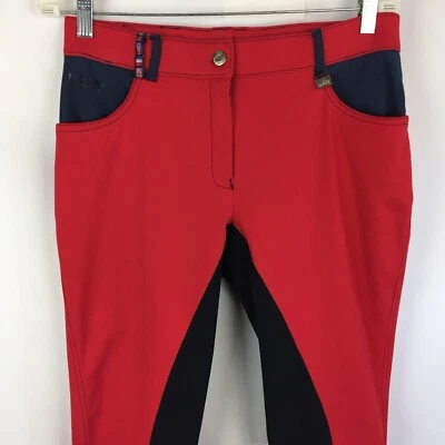 PRO TEAM HKM Womens Full Seat Breeches Actual 31" Waist Riding Pants 27" inseam - Image 1 of 4
