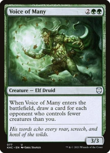 Magic The Gathering Voice of Many - Kaldheim Commander #077 - Imagen 1 de 1