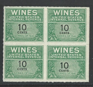 Bigjake: RE-123, 10 cent Wines, Block of 4 - Picture 1 of 2