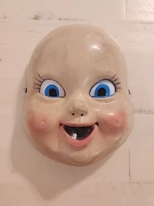Máscara de fiesta cara de bebé para el día de la muerte de Halloween - Imagen 1 de 2