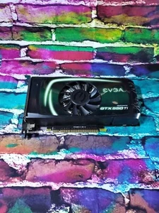 EVGA Nvidia Geforce GTX 550 Ti 2GB GDDR5 PCIe Graphics Card 2x DVI mini-HDMI - Picture 1 of 9