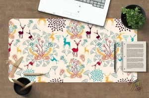 3D Ginkgo Biloba Deer Flower G720 Christmas Non-slip Desk Mat Keyboard Pad Amy - Picture 1 of 7