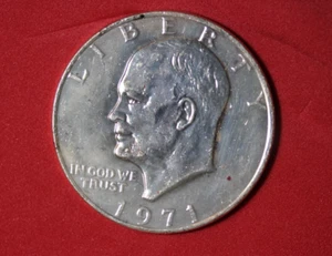 1971-S Eisenhower One Dollar #P28410 - Bild 1 von 2