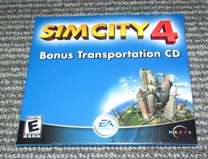 SIM City 4 Bonus Transporte CD PC Juego Aviones Históricos, Trenes, Automóviles - Imagen 1 de 2