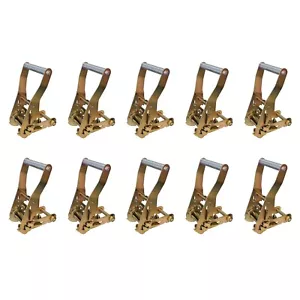 10 Pack 2" Ratchet Buckle for Tie-Down Straps Flatbed Truck Tow Truck Trailer - Picture 1 of 7