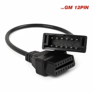 Cable adaptador conector diagnóstico automático OBDII de 12 pines a 16 pines para GM - Imagen 1 de 6