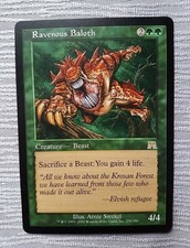 MTG Magic The Gathering - Ravenous Baloth - Onslaught - LP