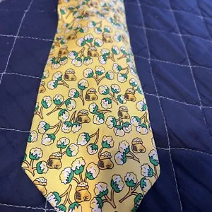 Corbata Trutzschler para hombre corbata algodón flores brotes - Imagen 1 de 4