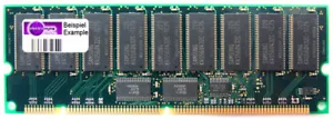 256MB Samsung PC133R-333-542-A1 RAM SD 133MHz ECC Reg M390S3253DT1-C7A CL3 168p - Picture 1 of 1