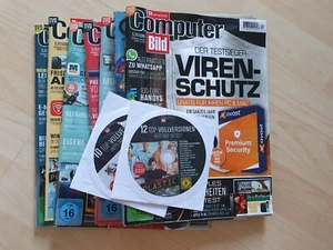 7x Computerbild Zeitschriften mit CD´s Spiele und Filme Computer Info - Bild 1 von 1