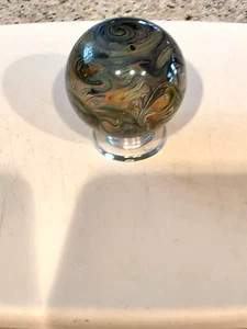 Handgefertigter 38 mm zeitgenössischer Marmor, unbekannter Künstler - Bild 1 von 5