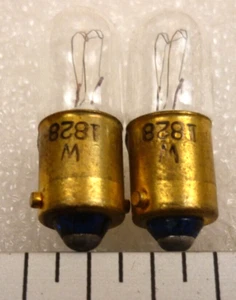 2-PK 1828 37V .05A T3-1/4 MINI BAY BASE Miniature LIGHT BULB Lamp - Picture 1 of 5